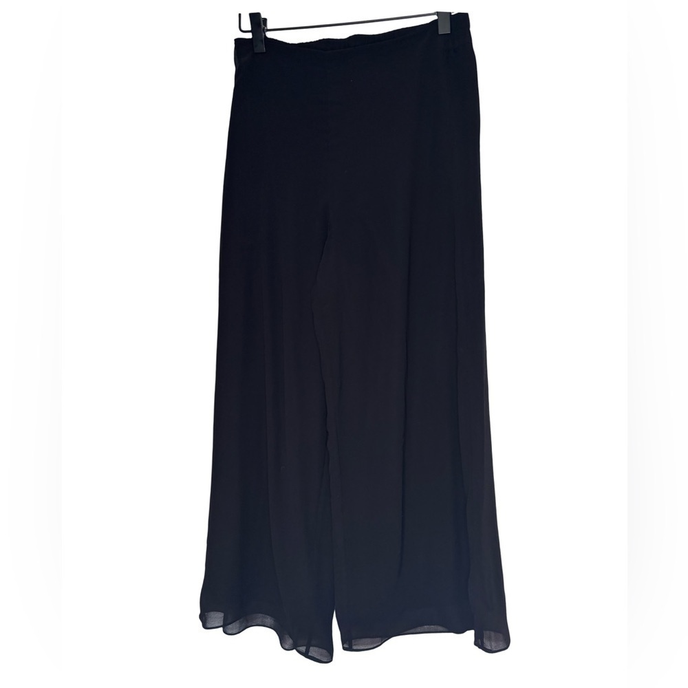 Marla Wynne For Chico’s - Cropped Dressy Lined Pants Color Black
